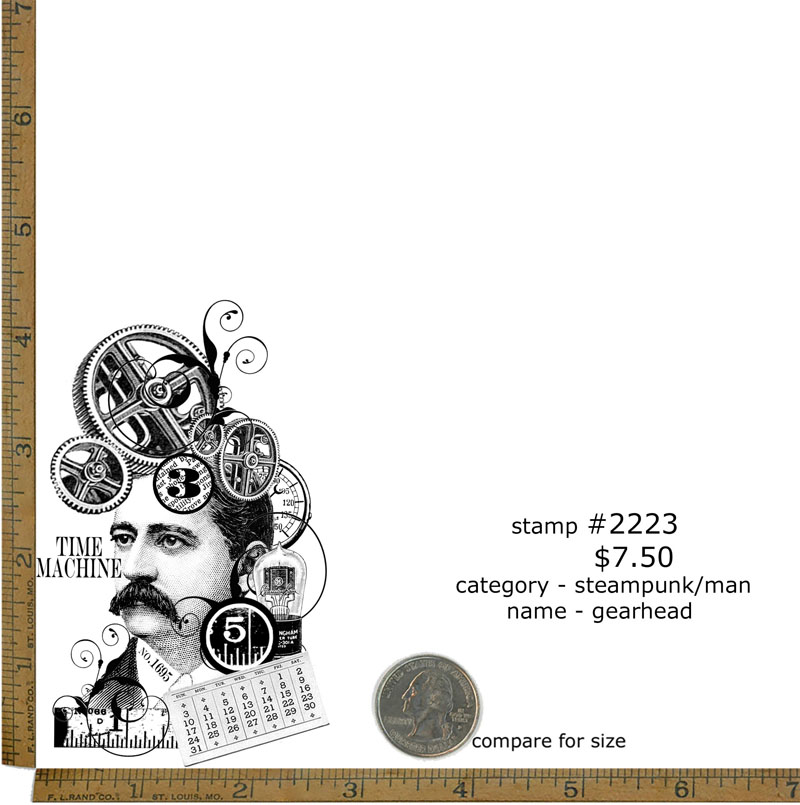 #2223 - Gearhead - Steampunk/Man